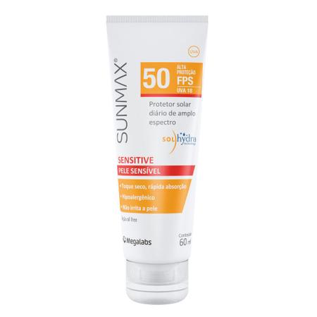 Imagem de Protetor Solar Sunmax Sensitive FPS 50 Loção Oil Free 60ml