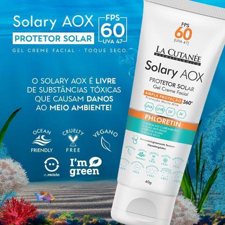 Imagem de Protetor Solay Aox Fps 60 Phloretin Hipoalergênico Antiidade