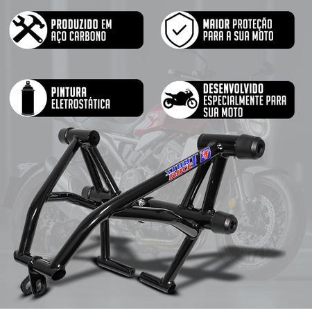 Stunt Race Original Protetor de motor bros 160 2023 Moto bros Xre 190  Street Cage