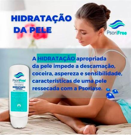 Imagem de Psorifree Creme Gel Hidratante Psoriase Alivio de Coceira e Descamação