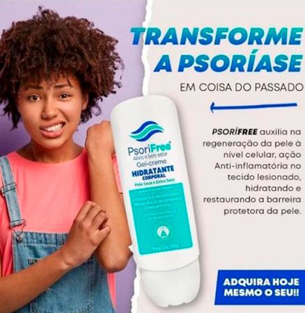 Imagem de Psorifree Creme Hidratante Para Combate e Alívio Da Psoríase- 3 UNIDADES