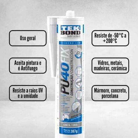 Imagem de Pu40fix branco cartucho 387g/280ml