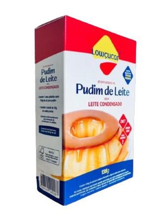 Imagem de Pudim de Leite sabor Leite Condensado com Calda Pronta Zero Açúcar Lowçucar 135g