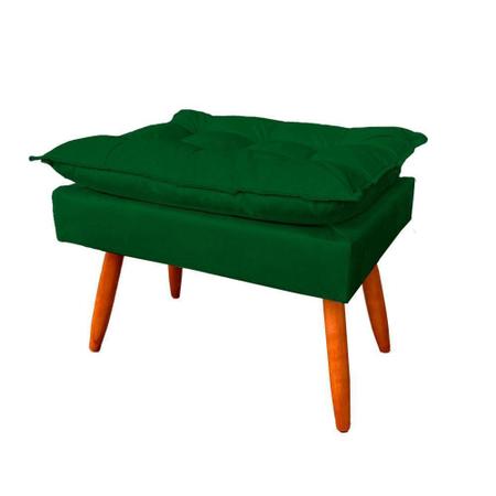 Imagem de Puff Decorativo Retangular Opala Verde Envio Rápido