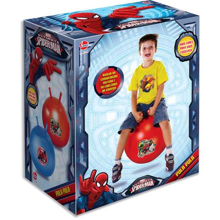 Imagem de Pula Pula Spider-man Homem-Aranha em Vinil  Lider Brinquedos