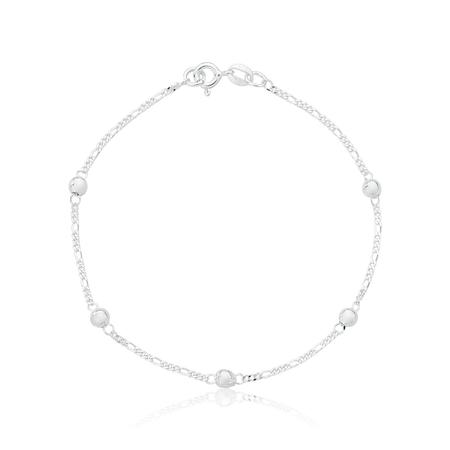 Pulseira 3x1 Feminina Com Bolinhas Prata 925 - Ravenalla Imagem de Pulseira 3x1 Feminina Com Bolinhas Prata 925