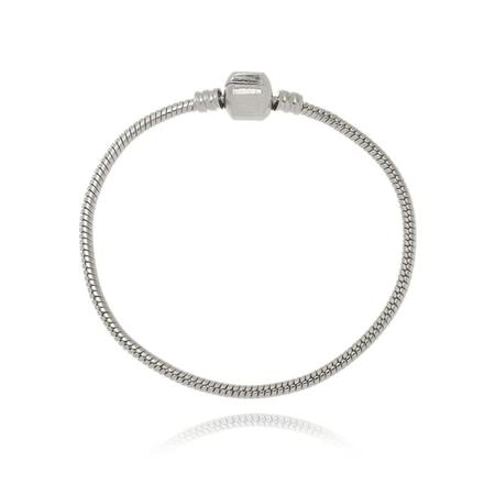 Pulseira Boca Santa Semijoias Sonhos Ouro Branco Imagem de Pulseira Boca Santa Semijoias Sonhos Ouro Branco
