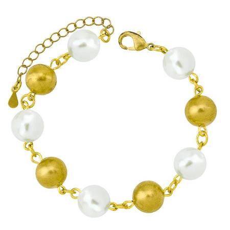 Imagem de Pulseira Bolas Banhado a Ouro 18k