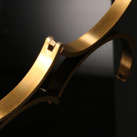 Imagem de Pulseira Bracelete Feminino Dourado Vanglore 1252 Aço Inoxidável Banhado A Ouro E Garantia 12 meses