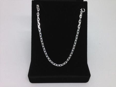 Imagem de Pulseira cadeado 20cm Unisex Em Prata 925 Italiana