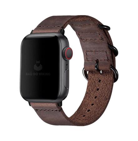 Imagem de Pulseira Couro Aire Compatível com Apple Watch