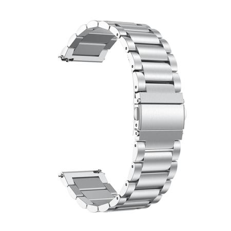 Imagem de Pulseira de Aço Inoxidável para Galaxy Watch 5 Watch5 Pro 40mm 44mm 45mm - Prata