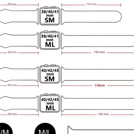 Imagem de Pulseira Esportiva De Silicone Para Apple Watch Iwatch Série 9 8 7 6 5 4 3 Se Ultra 2 Pulseira 38mm