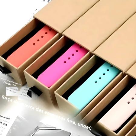 Imagem de Pulseira Esportiva De Silicone Para Apple Watch Iwatch Série 9 8 7 6 5 4 3 Se Ultra 2 Pulseira 38mm