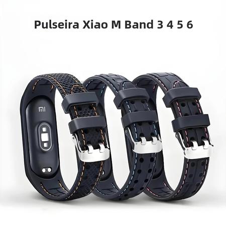 Imagem de Pulseira Esportiva De Silicone Para Mi Band 7 6 5 4 3 Pulseira Smartwatch Pulseira De Substituição