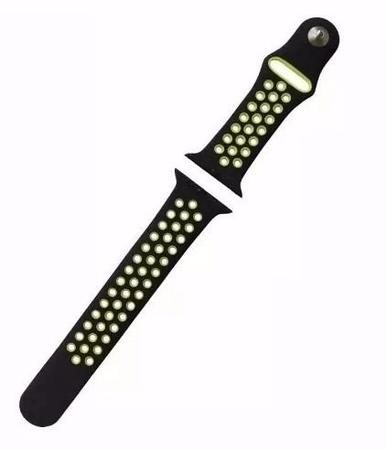 Imagem de Pulseira esportiva para Watch 38/40mm - Preto com fluorescente