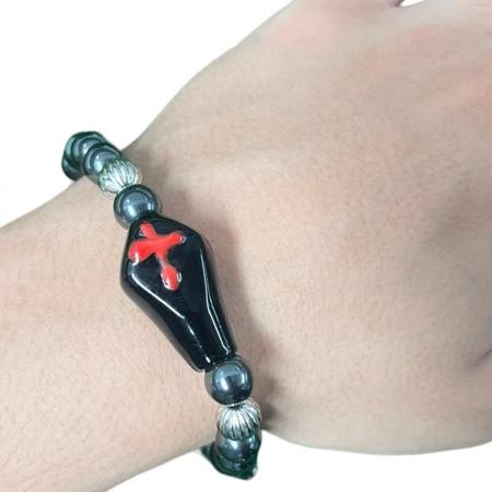 Pulseira Exú Umbanda Candomblé - Meta Atacado Imagem de Pulseira Exú Umbanda Candomblé