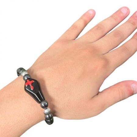 Pulseira Exú Umbanda Candomblé - Meta Atacado Imagem de Pulseira Exú Umbanda Candomblé