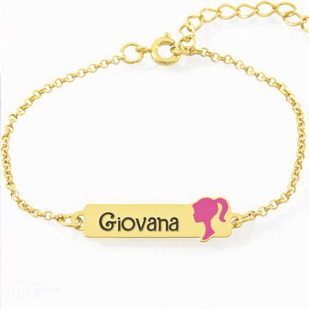 Pulseira Feminina Personalizada Nome Giovana Banhada Ouro 18K - 999002335 -  Shop Horus - Pulseira e Bracelete - Magazine Luiza