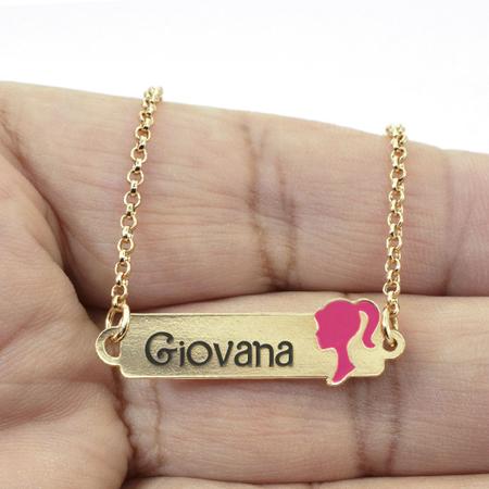 Pulseira Feminina Personalizada Nome Giovana Banhada Ouro 18K - 999002335 -  Shop Horus - Pulseira e Bracelete - Magazine Luiza