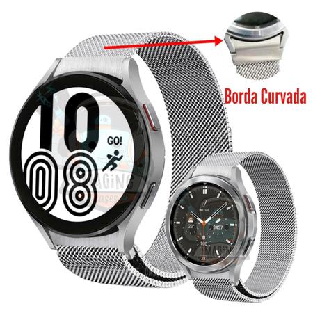 Imagem de Pulseira Magnética Curvada Compatível com Galaxy Watch 6