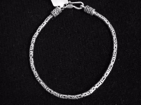 Imagem de Pulseira Masculina De Bali P. Peruano Em Prata 925