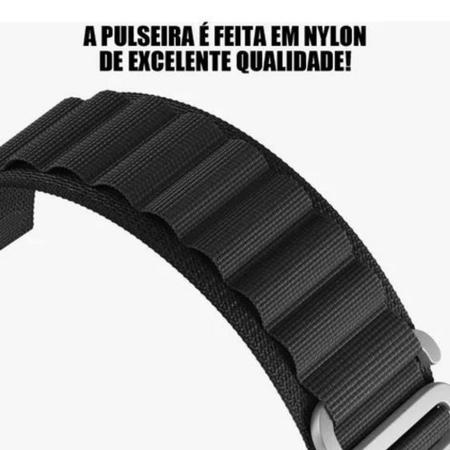 Imagem de Pulseira Nylon Loop Alpine Compatível com Apple Watch Todos Modelos e IWO 42mm, 44mm, 45mm e 49mm