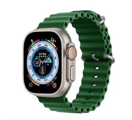 Pulseira de relógio de silicone simples elástica para Apple Watch