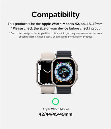 Imagem de Pulseira Para Apple Watch 9/8/7/Ultra 44/45/49MM Ringke-Preto