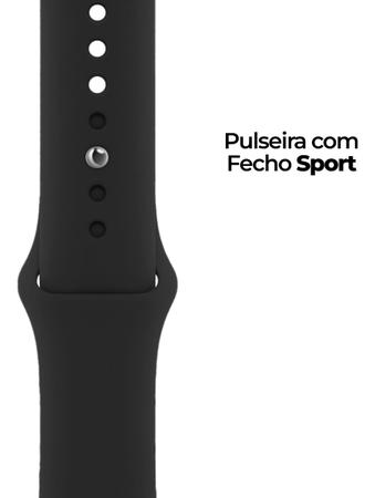 Imagem de Pulseira Sport Lisa Silicone relógio Smartwatch 45 a 49mm