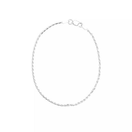 Pulseira Torcida Em Prata 925 - Nácar Pratas Imagem de Pulseira Torcida Em Prata 925