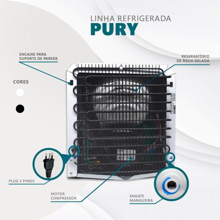 Imagem de Purificador Água Refrigerado Por Compressor Leaf Pury 220v