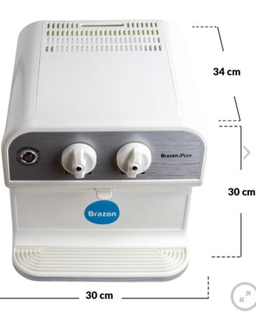 Imagem de Purificador de água gelada alcalina Ionizada com ozônio - Brazon IPure 220V