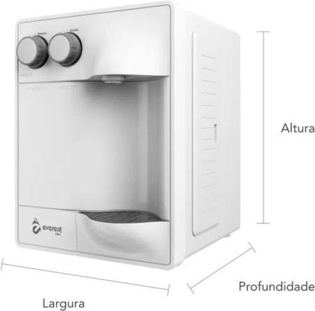 Imagem de Purificador de Água Soft Slim Branco Refrigerado Por Compressor 127~- Soft Everest