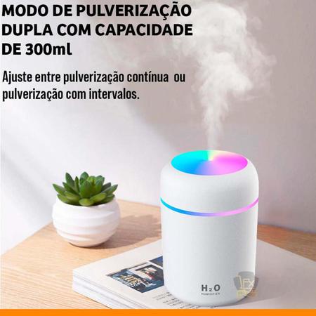 Imagem de Purificador De Ar Umidificador Ambiente Difusor Usb Led Rgb