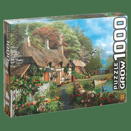 Puzzle 1000 peças Casa no Lago - Loja Grow