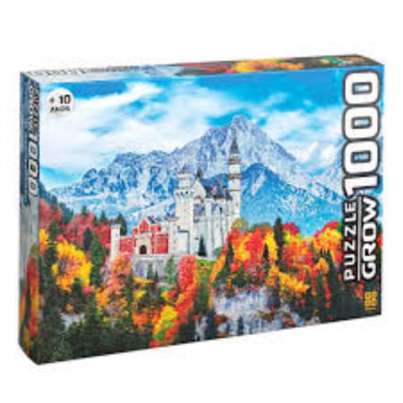 Imagem de Puzzle 1000 peças Castelo de Neuschwanstein - Grow Quebra Cabeça