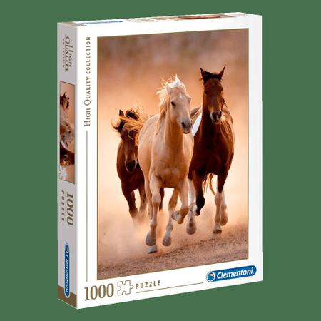 Quebra-Cabeça Puzzle Grow 1000 peças Cavalos Selvagens