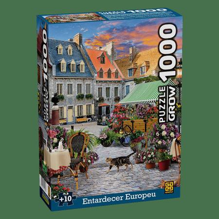 Quebra Cabeça Puzzle Entardecer Europeu 1000