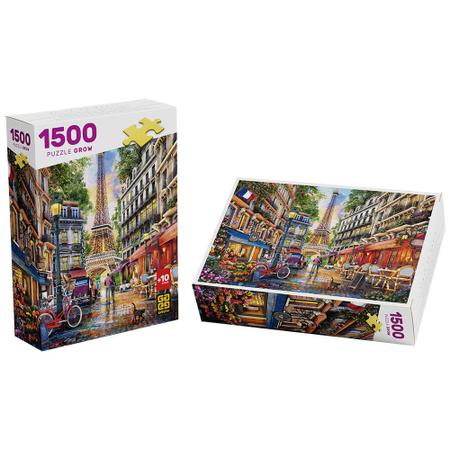 Puzzle 1500 peças Casa das Flores - Educa - Importado - Grow - Quebra  Cabeça - Magazine Luiza