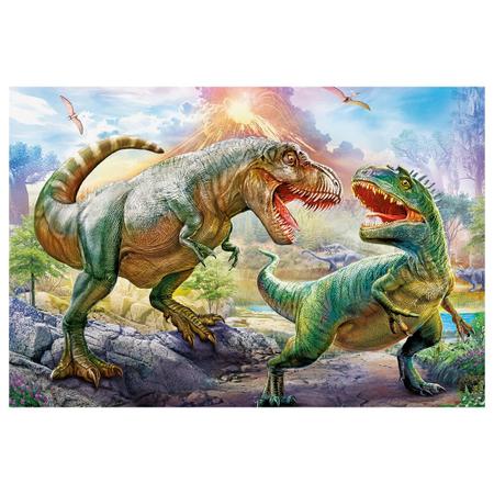 Imagem de Puzzle 200 peças Batalha dos Dinossauros