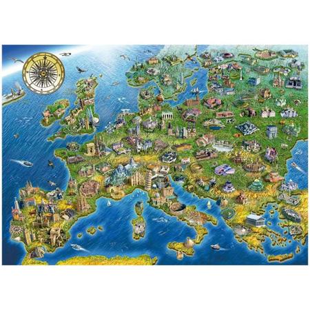 Imagem de Puzzle 2000 peças Monumentos da Europa - Grow