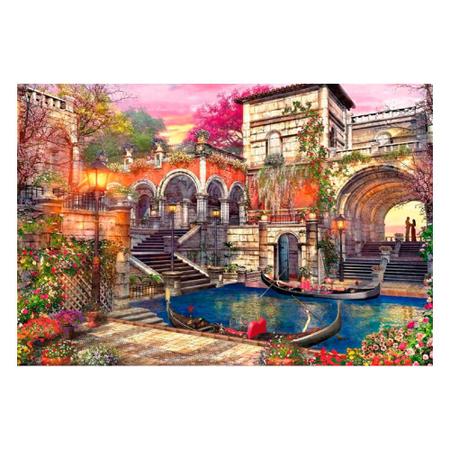 Quebra Cabeça Veneza Grande 1000 peças 54x74 cm Puzzle Jogo - Erafull