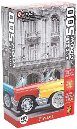 Jogo Quebra Cabeça Havana Carros Antigos Puzzle 500pçs Grow - Quebra-Cabeça  - Magazine Luiza