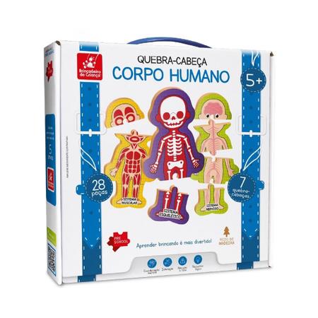 Jogo Quebra-Cabeça Corpo Humano – Crescer Brincando