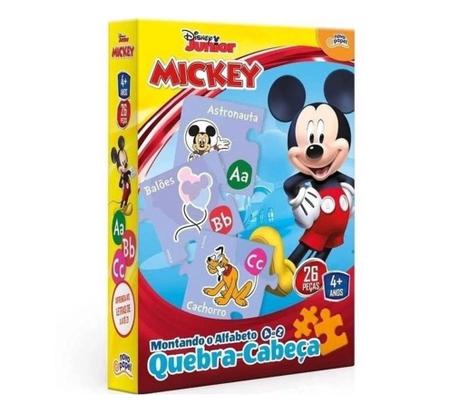 Imagem de Puzzle Montando o Alfabeto Mickey 26 Peças - Toyster