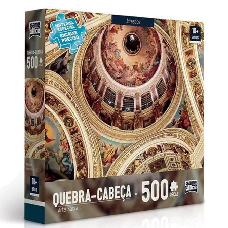 Puzzle Quebra Cabeça 500 Peças Arte Sacra Toyster Original