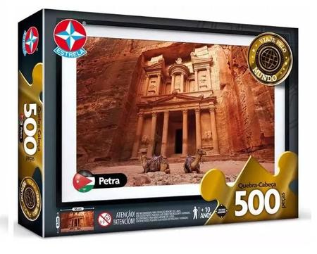 Imagem de Puzzle Quebra Cabeça Petra 500 Peças Estrela - 1201602000163