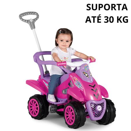 Carrinho Passeio Flores Infantil Pedal Motoca Buzina Hastes Overlar:  Produtos para sua casa, móveis, tecnologia, brinquedos e eletrodomésticos