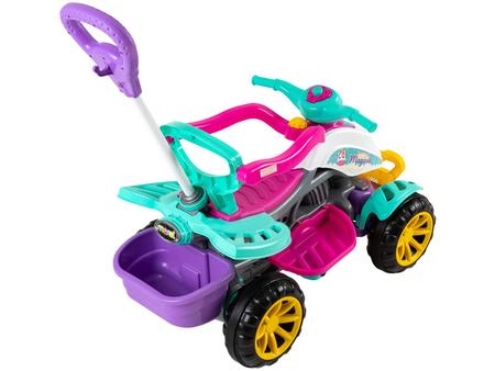 Quadriciclo Infantil Spider Brinquedo Criança Com Empurrador Motoca Anel  Limitação Câmbio - Maral - Carros a Pedal - Magazine Luiza